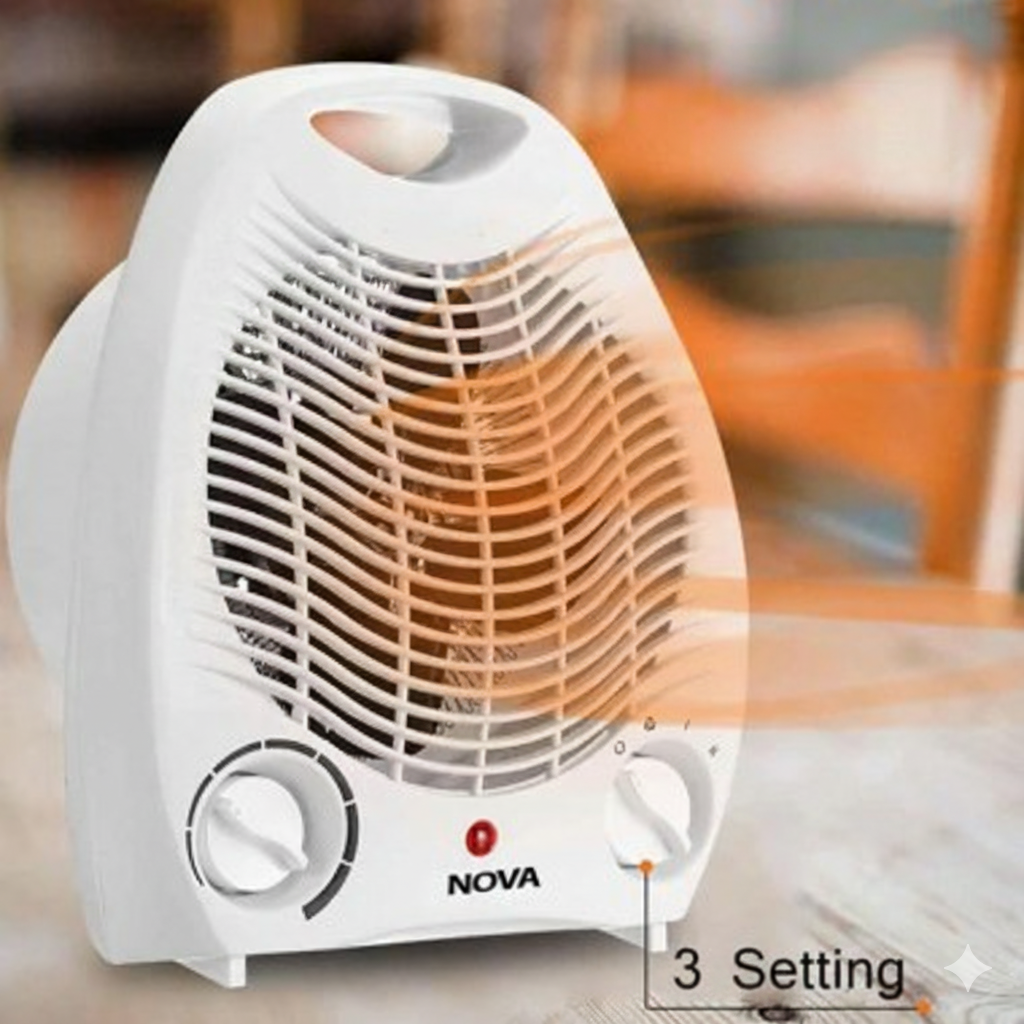 NOVA REP-1201A Electric Fan Room Heater 2000W