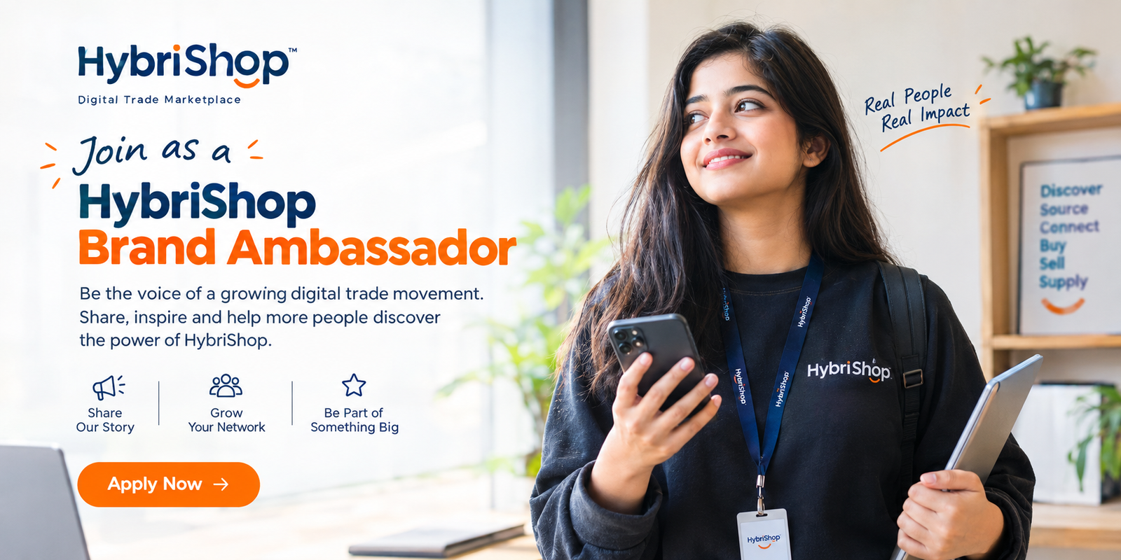 HybriShop Brand Ambassador Application